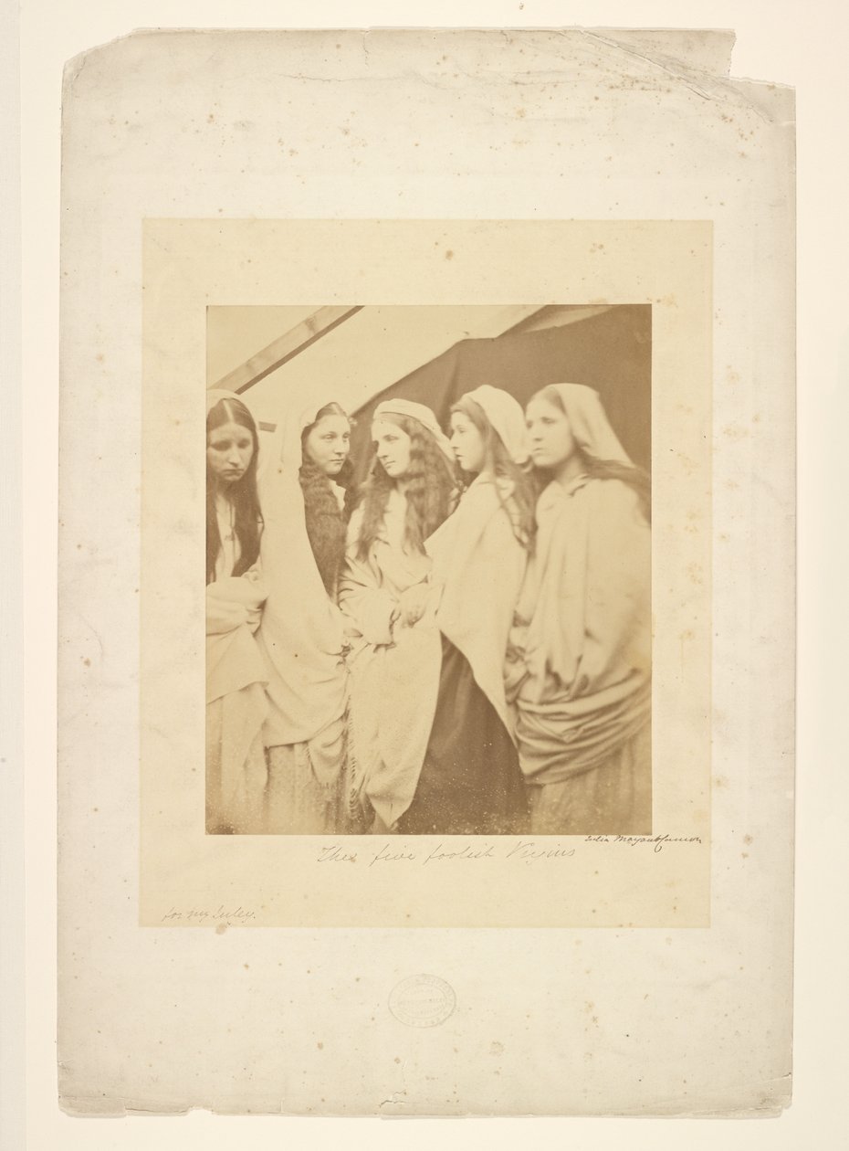 Las cinco vírgenes necias de Julia Margaret Cameron
