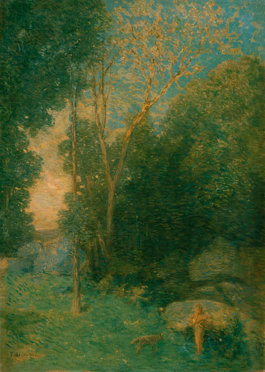 Pan y el lobo de Julian Alden Weir