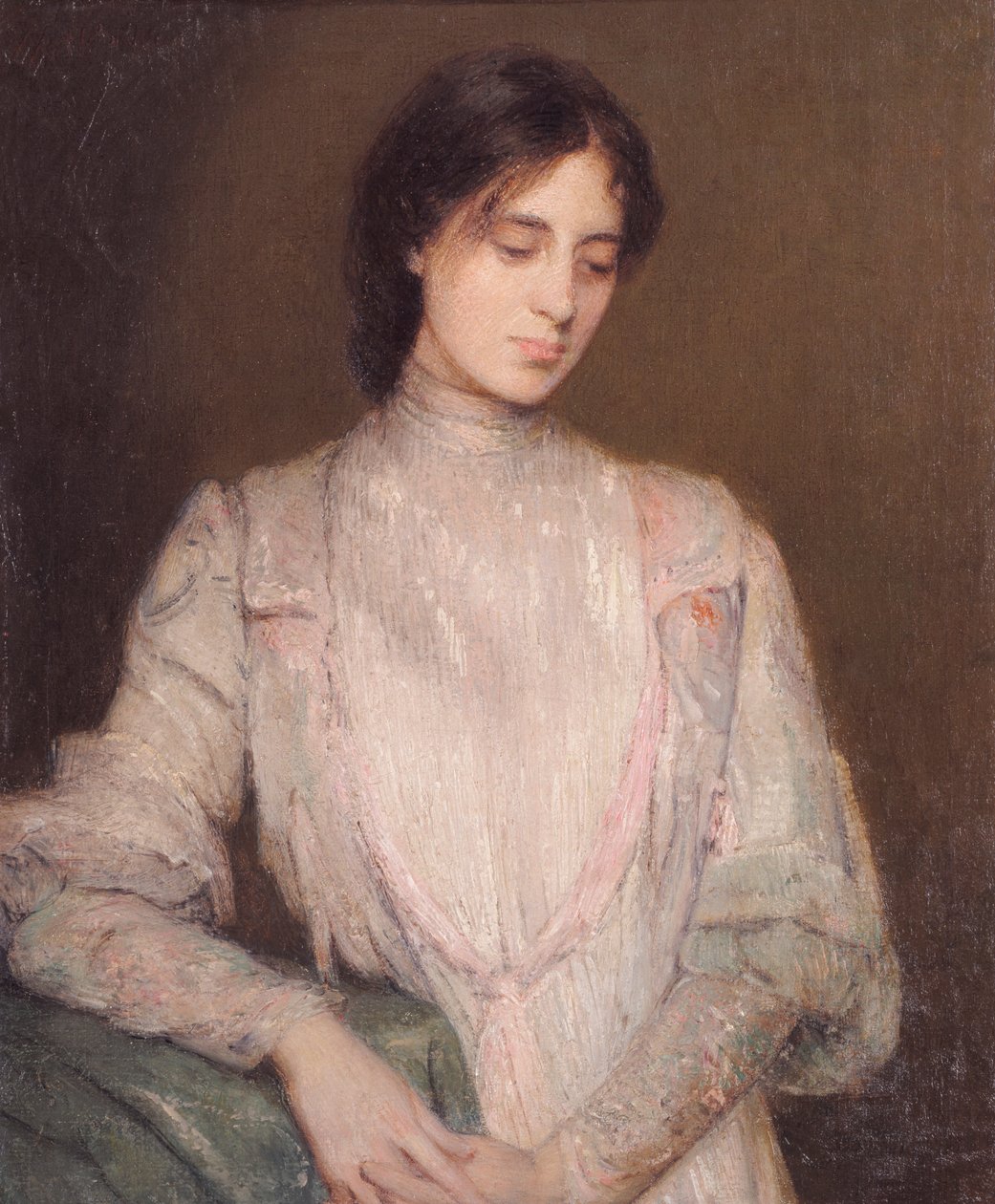 Una dama de Julian Alden Weir