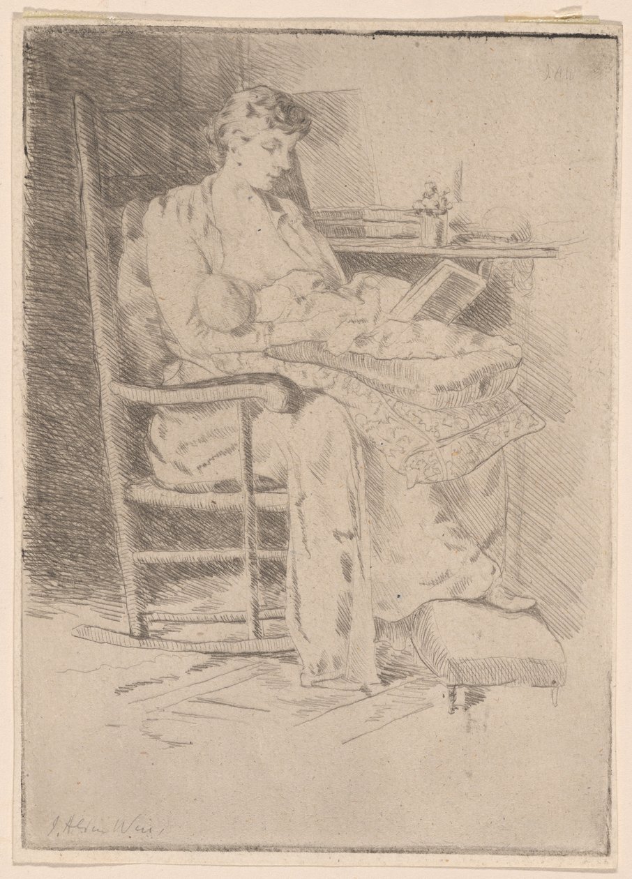 Madre e hijo, nº 2 de Julian Alden Weir