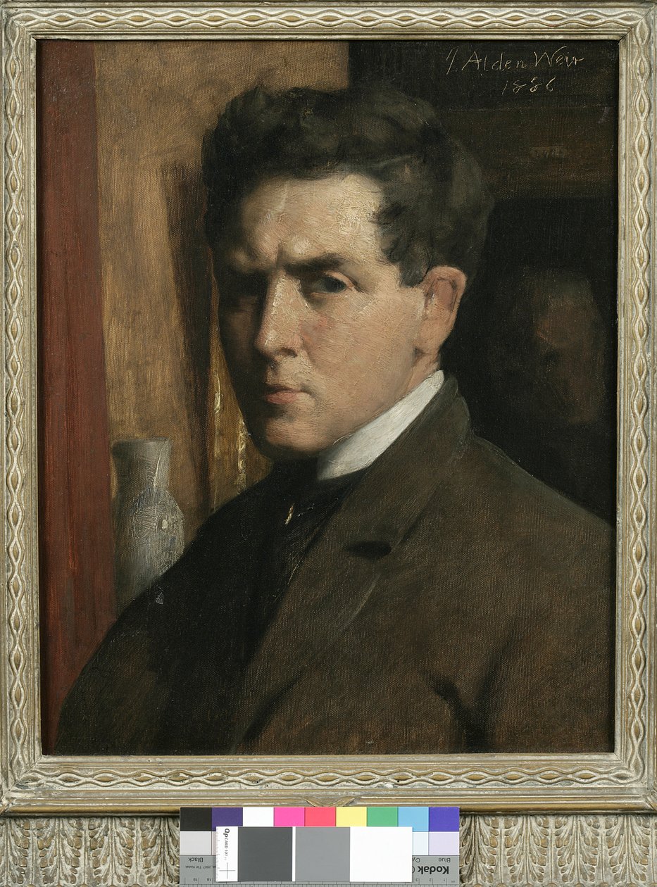 Autorretrato, 1886 de Julian Alden Weir