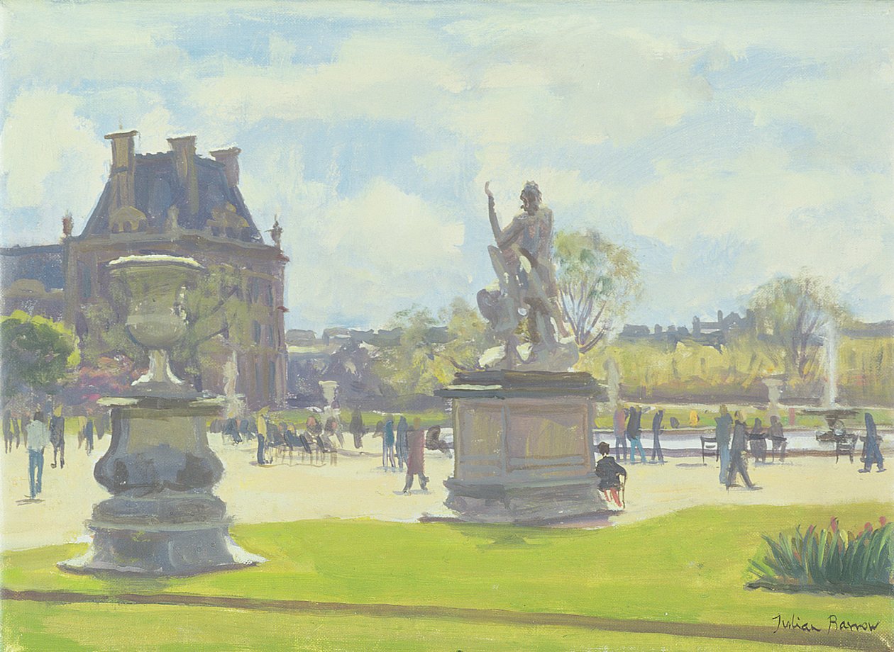 Tarde en los Jardines de las Tullerías, París de Julian Barrow