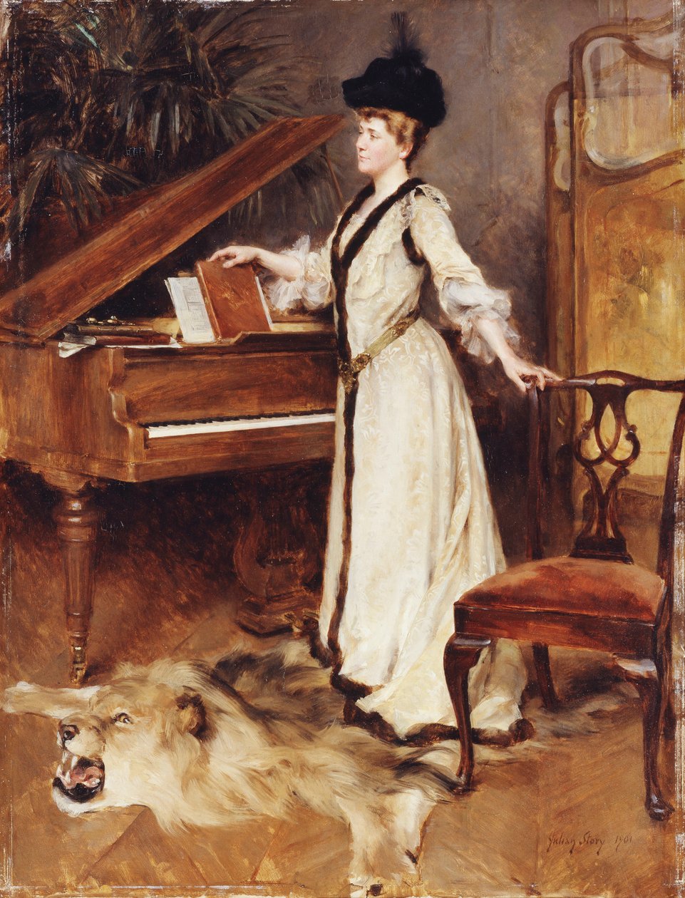 Retrato de la Sra., 1901 de Julian Russell Story
