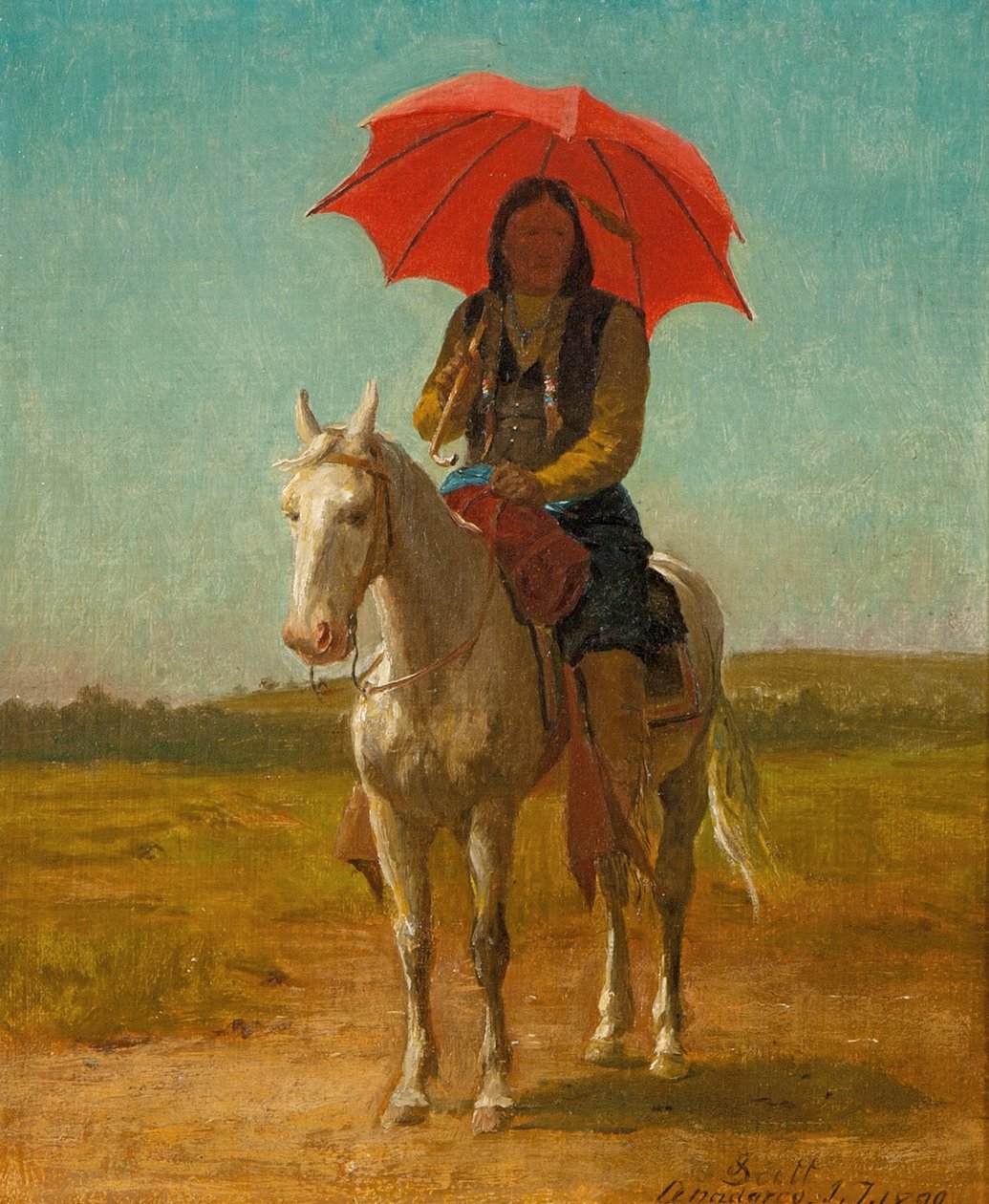 Jinete, Anadarko, Oklahoma, 1890 de Julian Scott