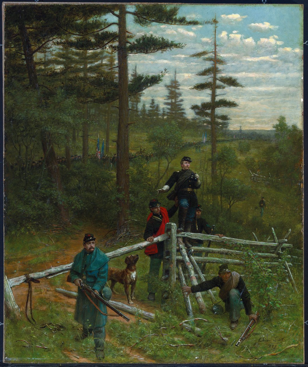 Vanguardia de la Unión, 1889 de Julian Scott