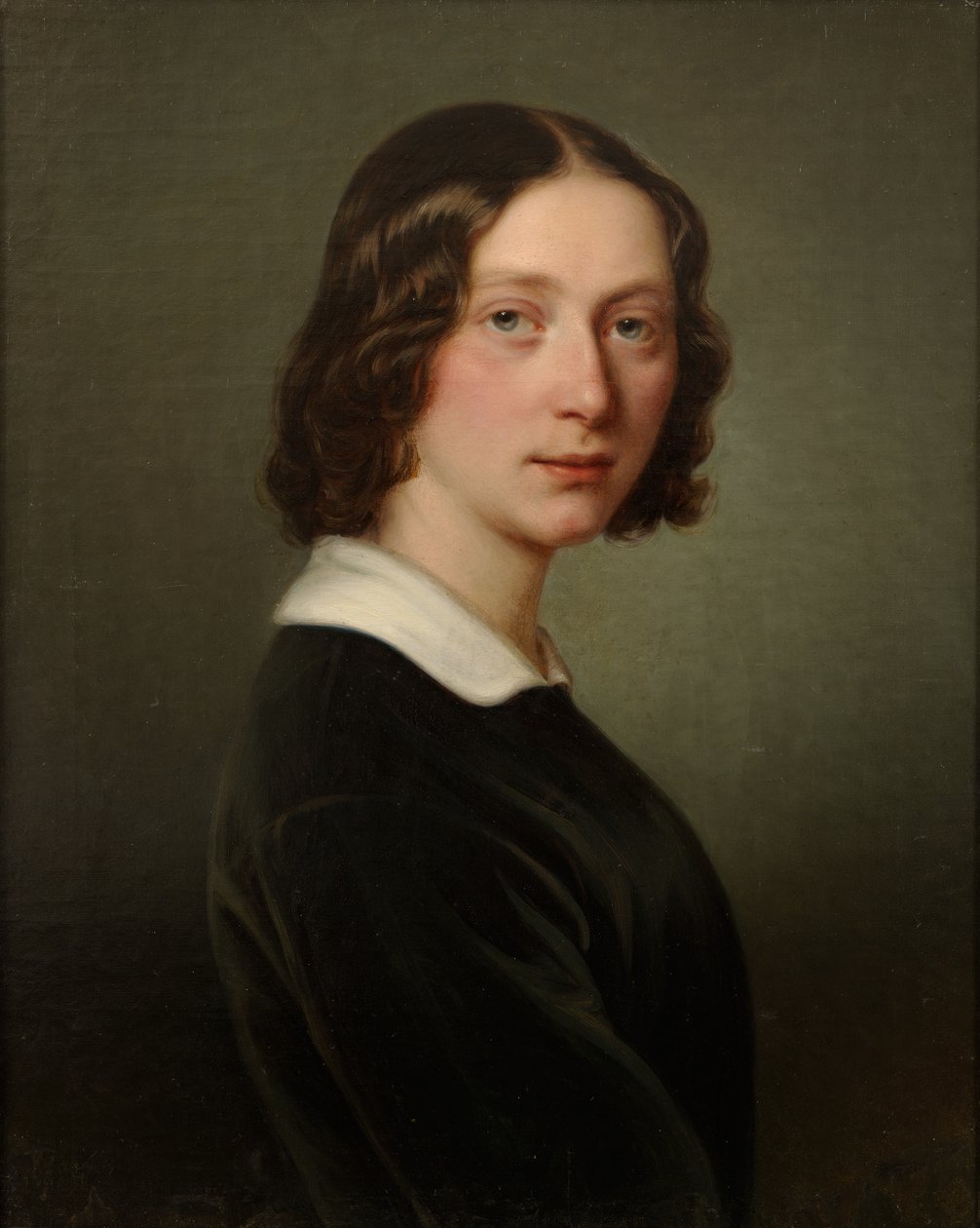 Estonio: "Retrato de M. Keller" de Julie Wilhelmine Hagen Schwarz