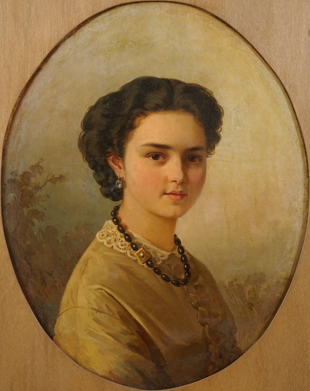 Retrato de una dama de Julie Wilhelmine Hagen Schwarz
