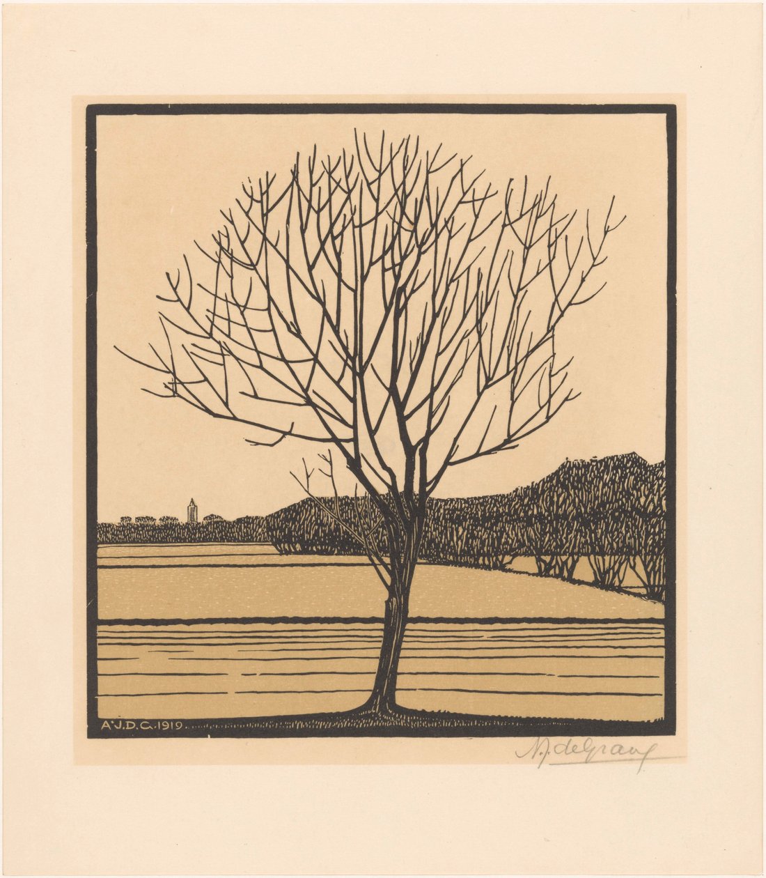 Árbol desnudo de Julie de Graag (signed by artist)