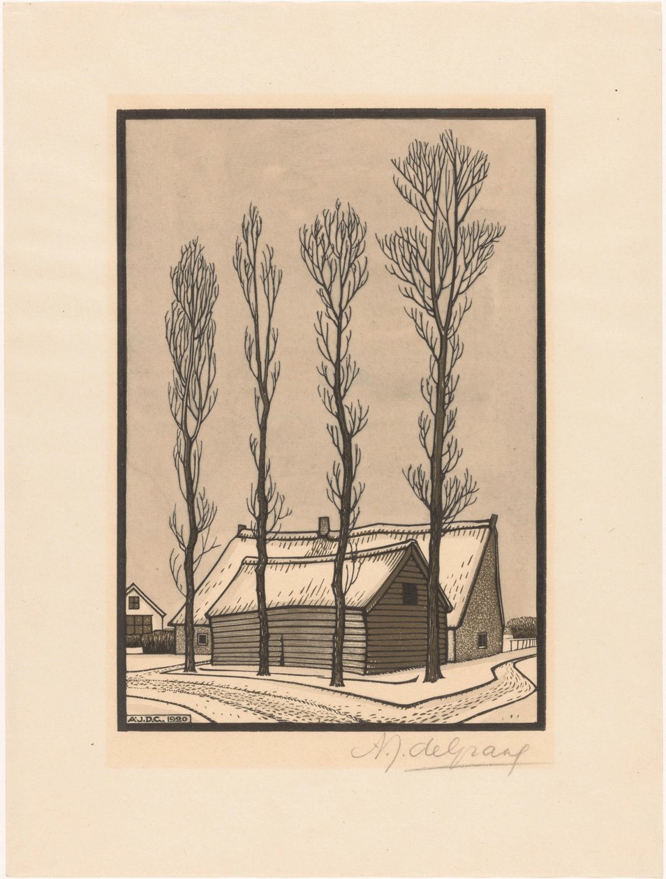 Invierno de Julie de Graag (signed by artist)