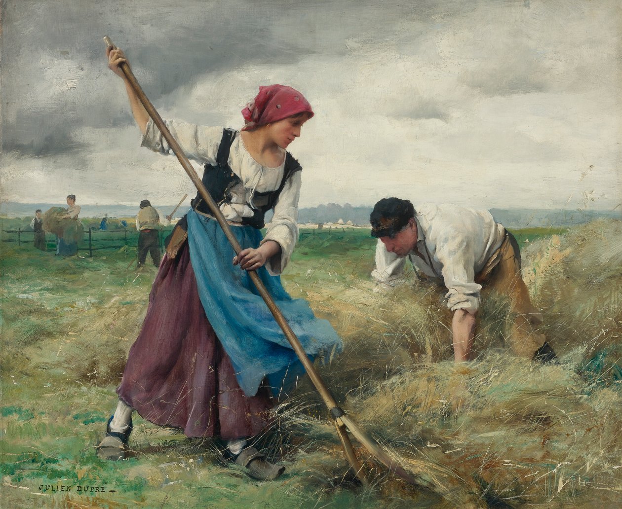 La cosecha del heno de Julien Dupre