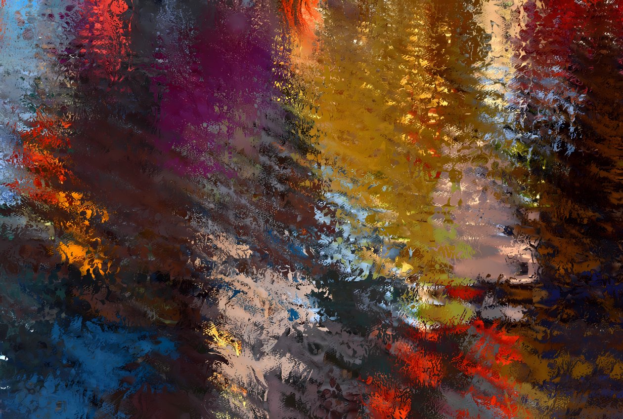 Reflejo colorido del agua de Julien Decapo