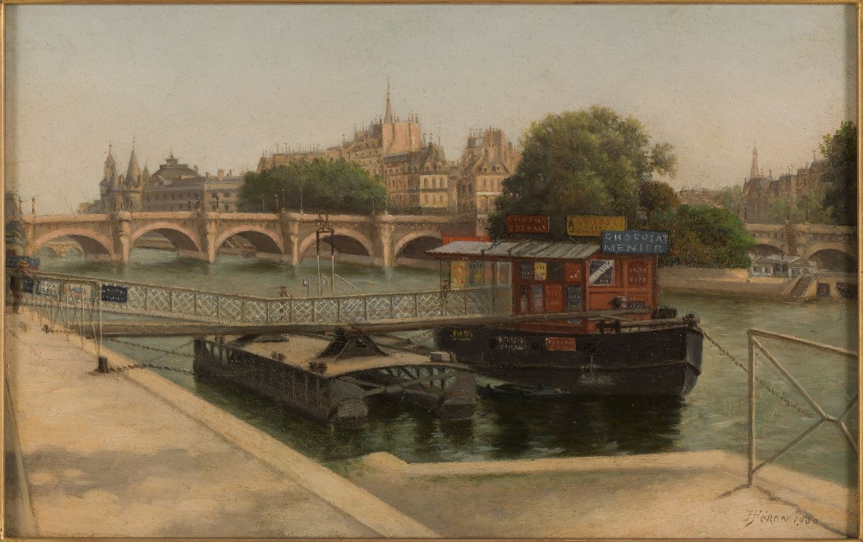 Pont-Neuf visto desde el Quai du Louvre de Julien Hippolyte Féron