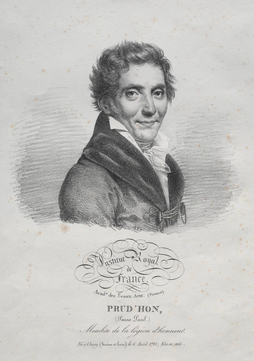 Pierre Paul Prudhon, 1820 de Julien Leopold Boilly