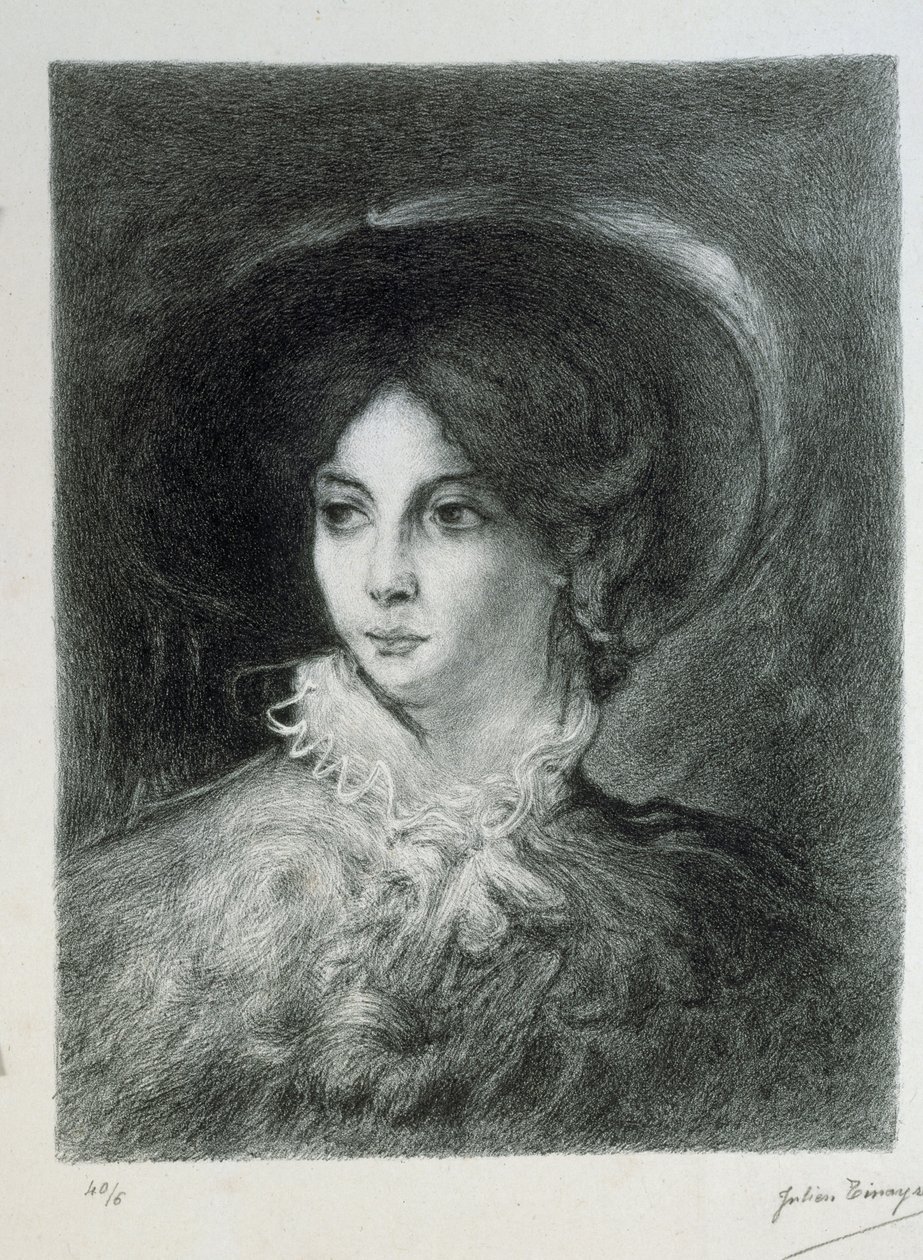 Retrato de George Sand de Julien Tinayre
