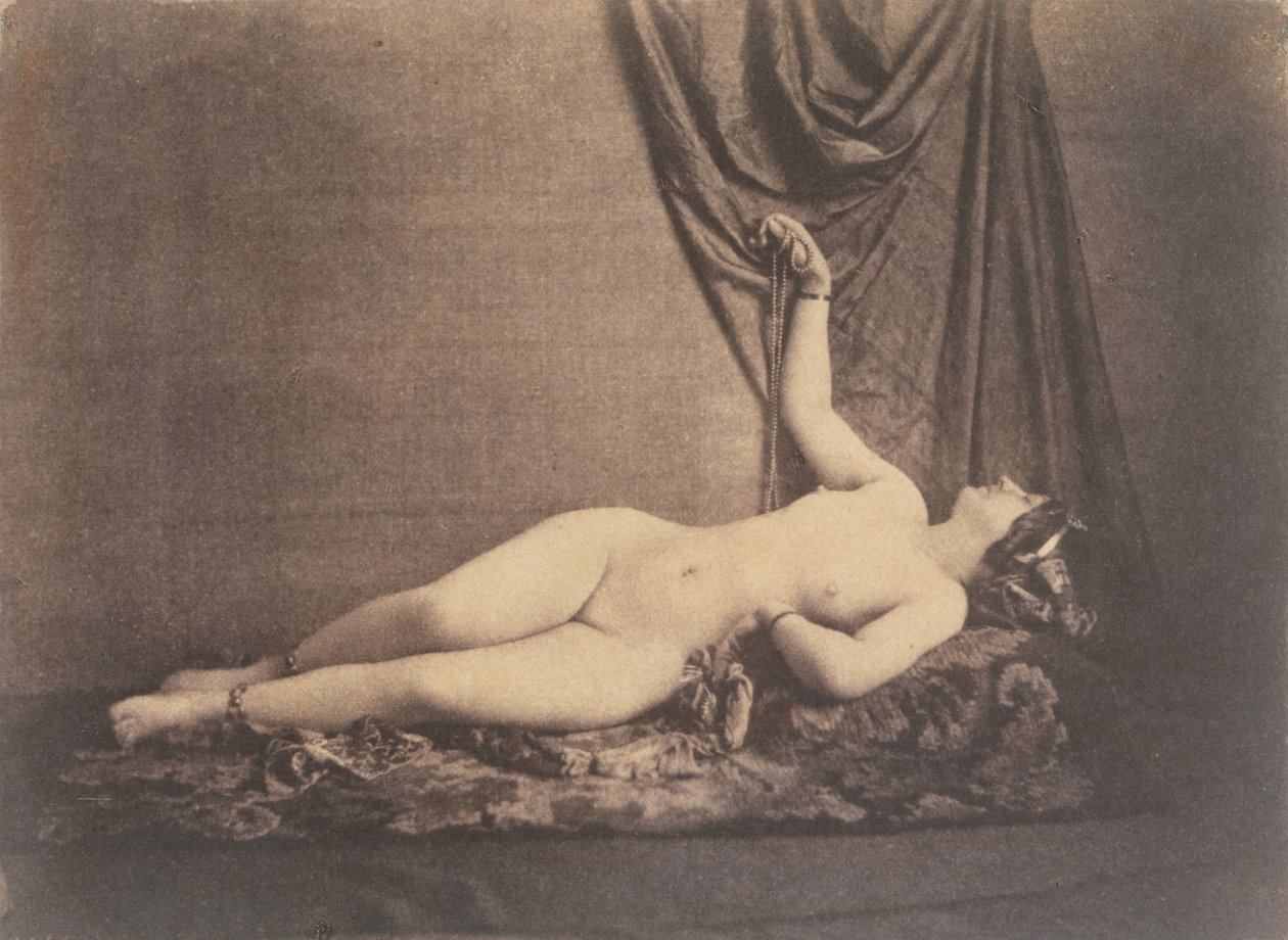 [Desnudo femenino reclinado], ca. 1853 de Julien Vallou de Villeneuve