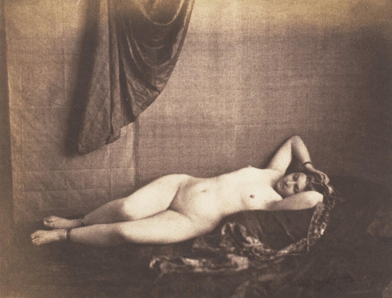 Desnudo Reclinado, 1851-53 de Julien Vallou de Villeneuve