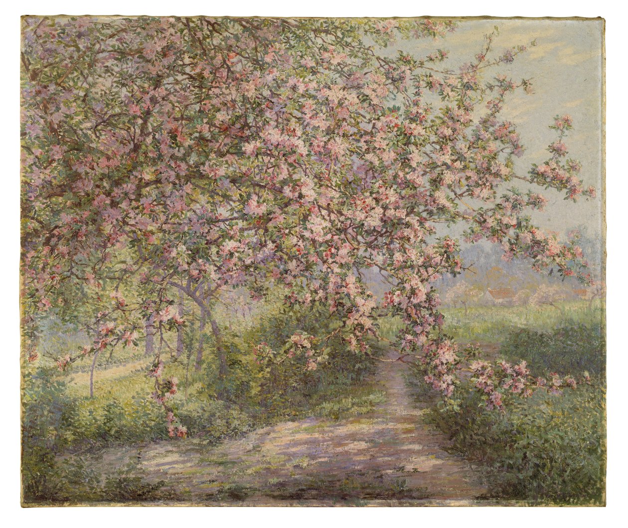 Un manzano en flor (óleo sobre lienzo) de Juliette Wytsman