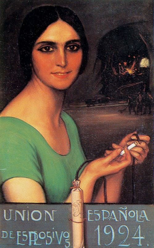 Encendiendo la mecha de Julio Romero de Torres