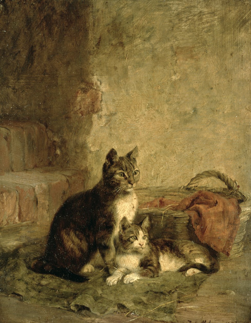 Gatos, 1883 de Julius Adam