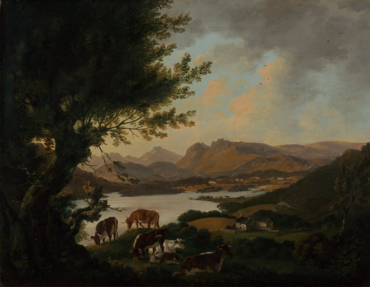 Lago Windermere de Julius Caesar Ibbetson