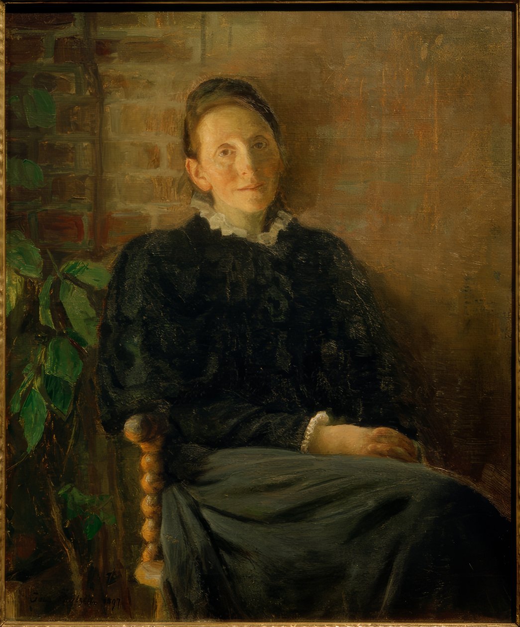 Retrato de Pauline Hirschsprung de Julius Paulsen