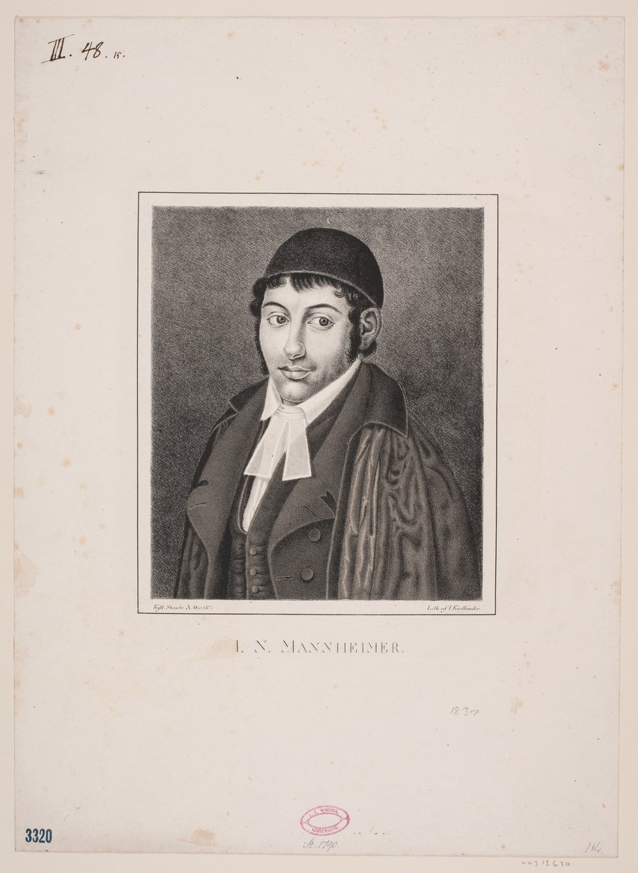 Rabino I.N. Mannheimer de Julius Friedlænder