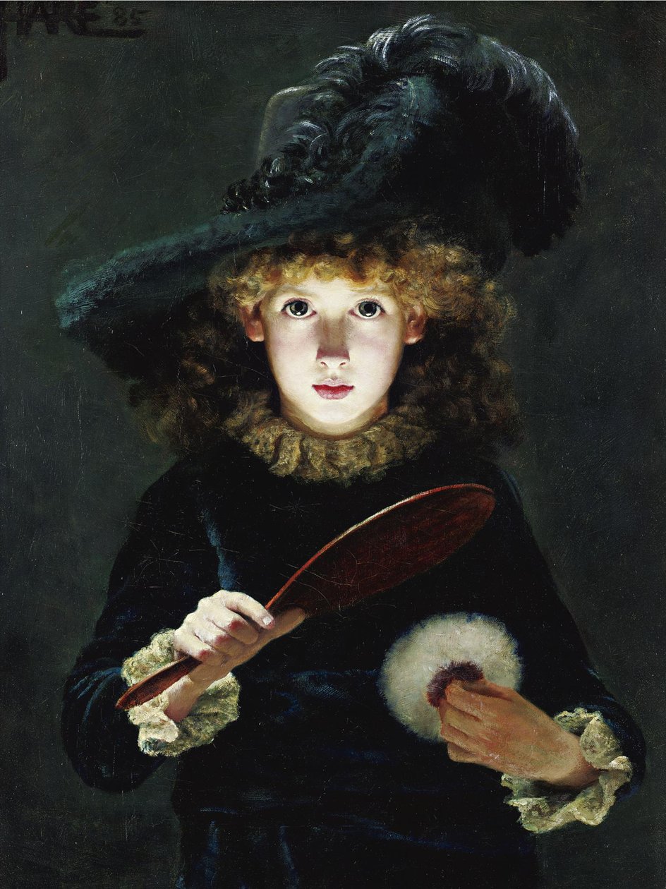 Vistiéndose, 1885 de Julius Hare