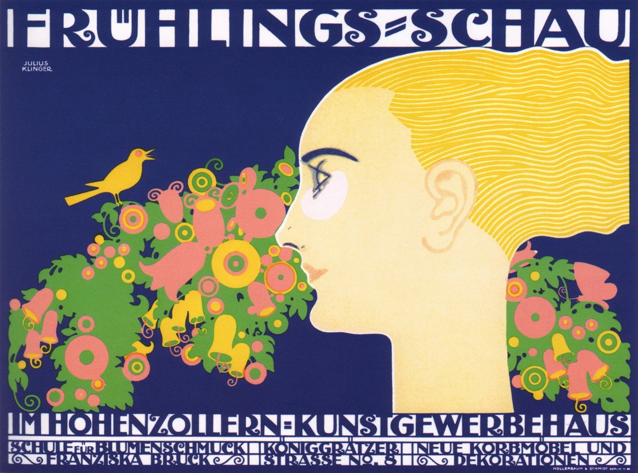 Exposición de primavera, 1914 de Julius Klinger