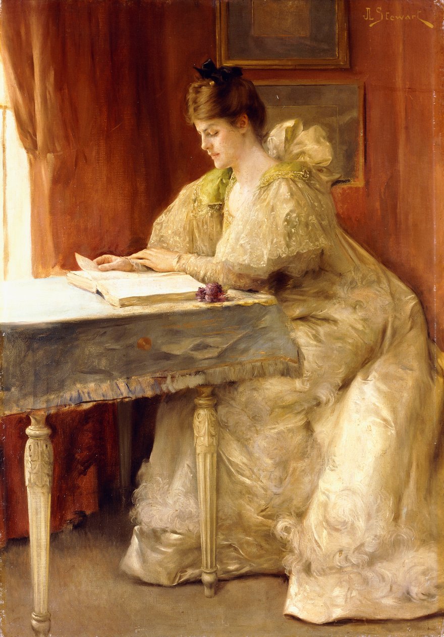 Retrato de una dama de Julius Leblanc Stewart