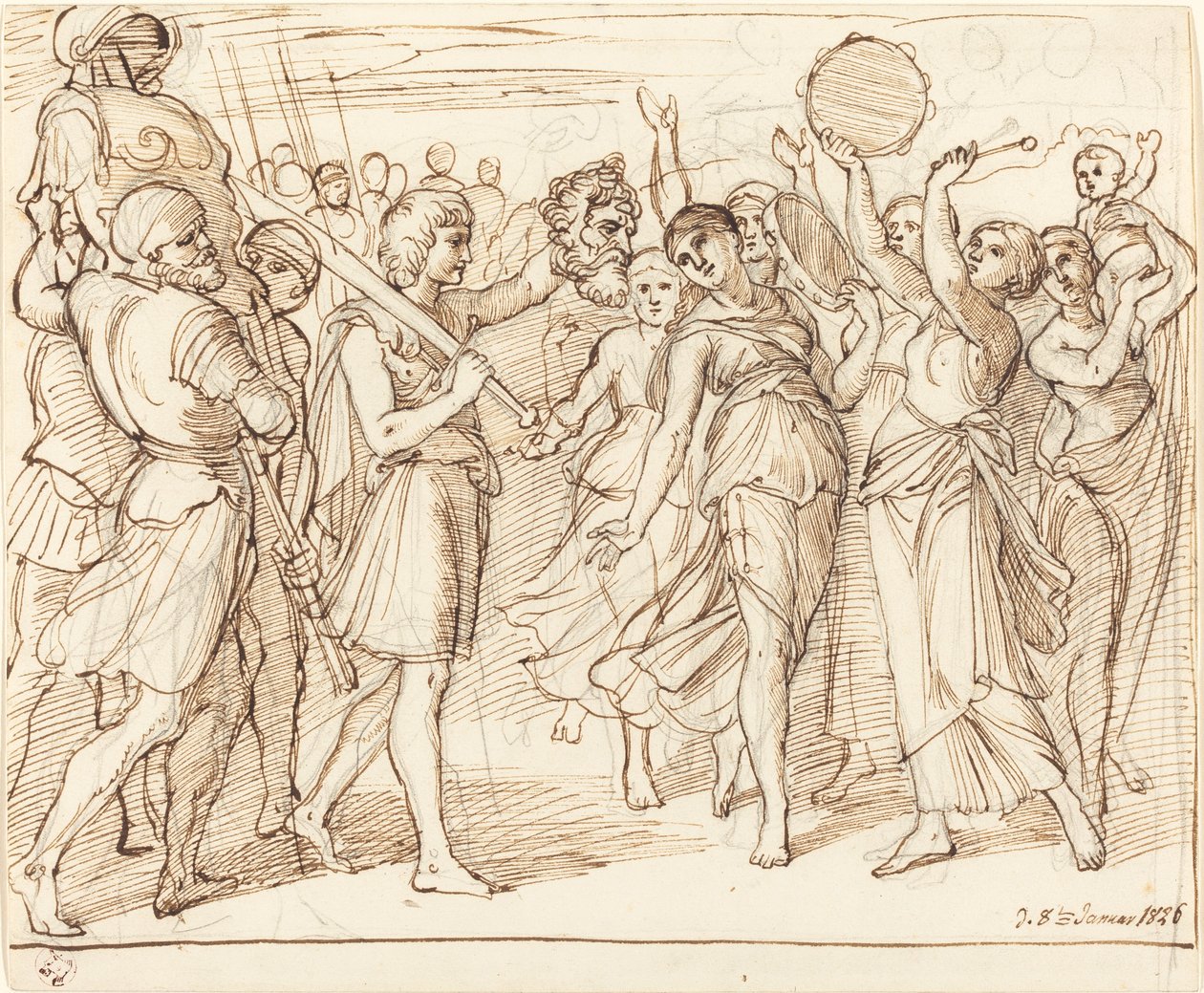 El triunfo de David de Julius Schnorr von Carolsfeld