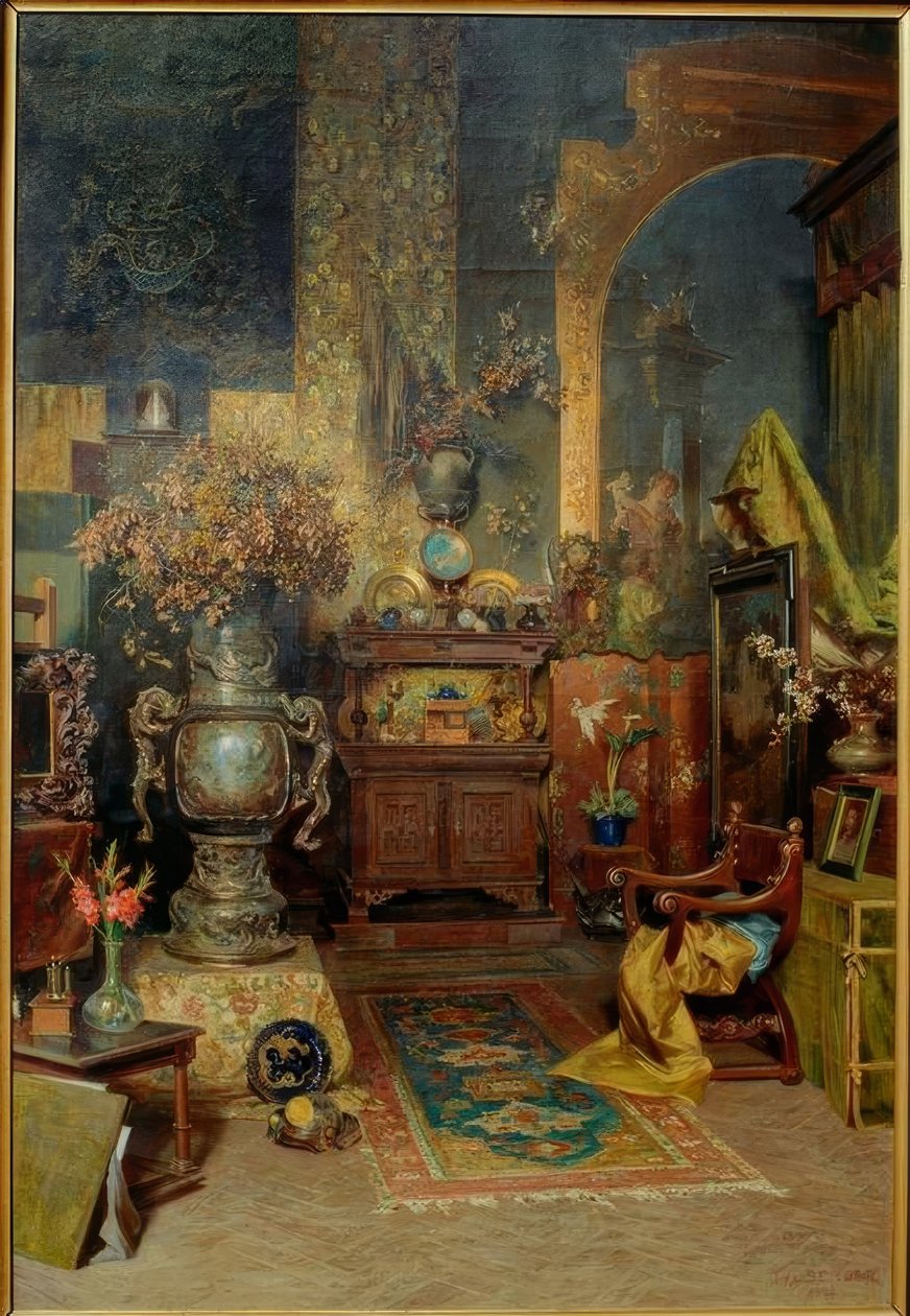 Interior del taller de Julius Victor Berger