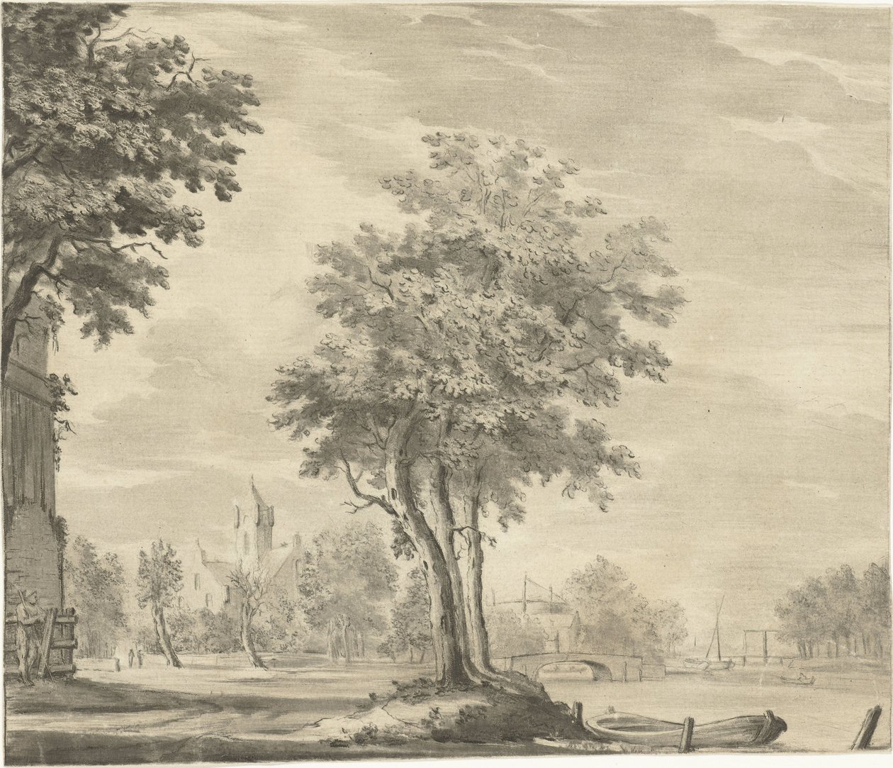 vista de un pueblo de Jurriaan Cootwijck