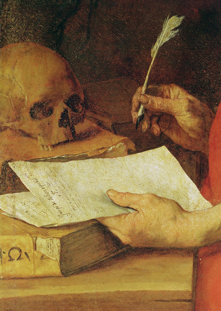 Detalle de San Jerónimo (detalle) de Jusepe de Ribera