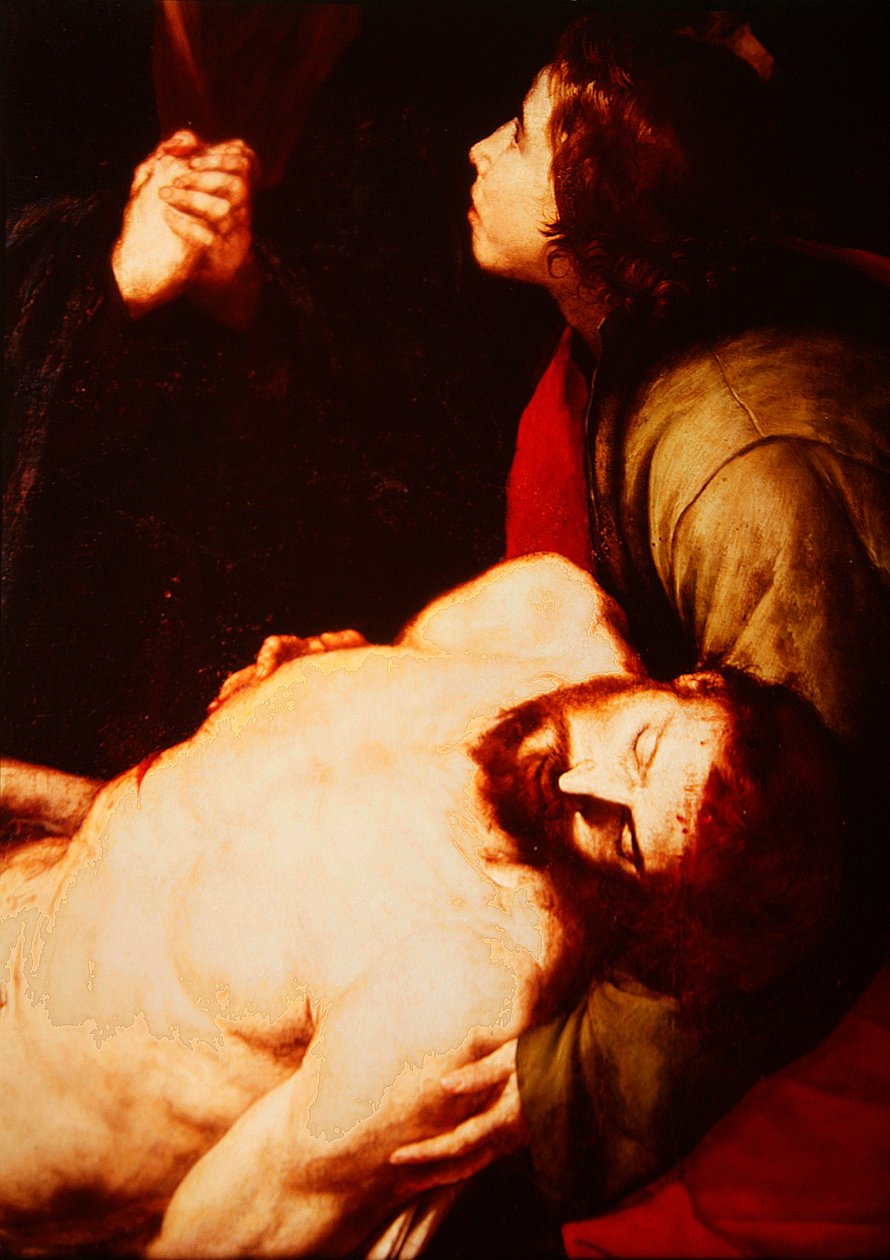 El Descendimiento de la Cruz (detalle) de Jusepe de Ribera