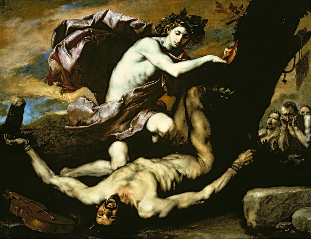Apolo y Marsyas de Jusepe de (1591 1652) Ribera