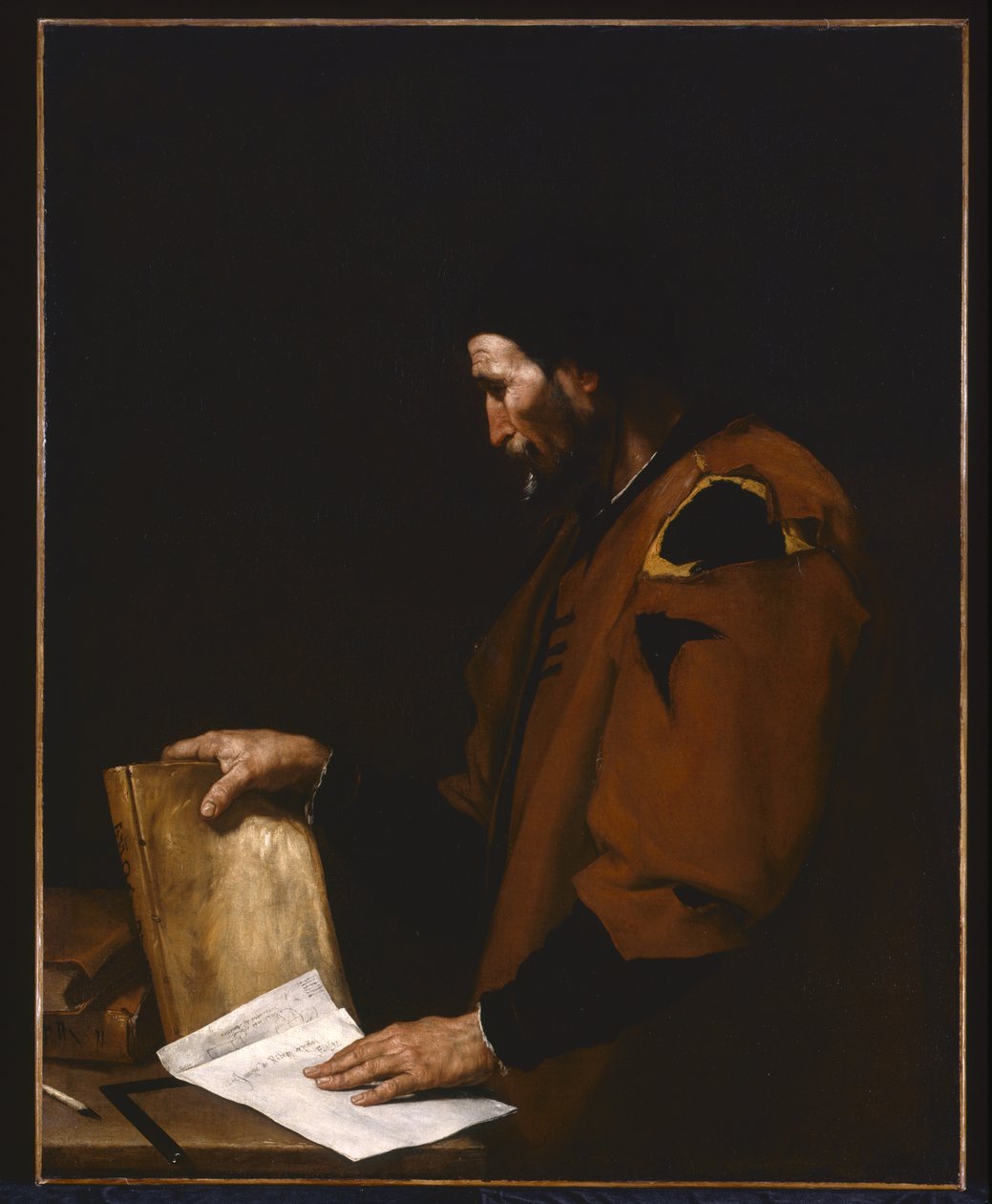 Aristóteles (óleo sobre lienzo) de Jusepe de Ribera