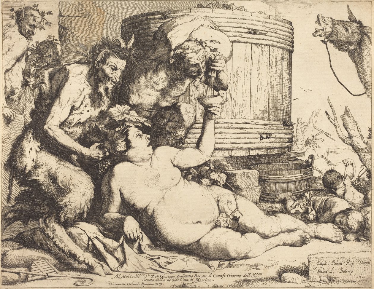 Silenus Borracho de Jusepe de Ribera