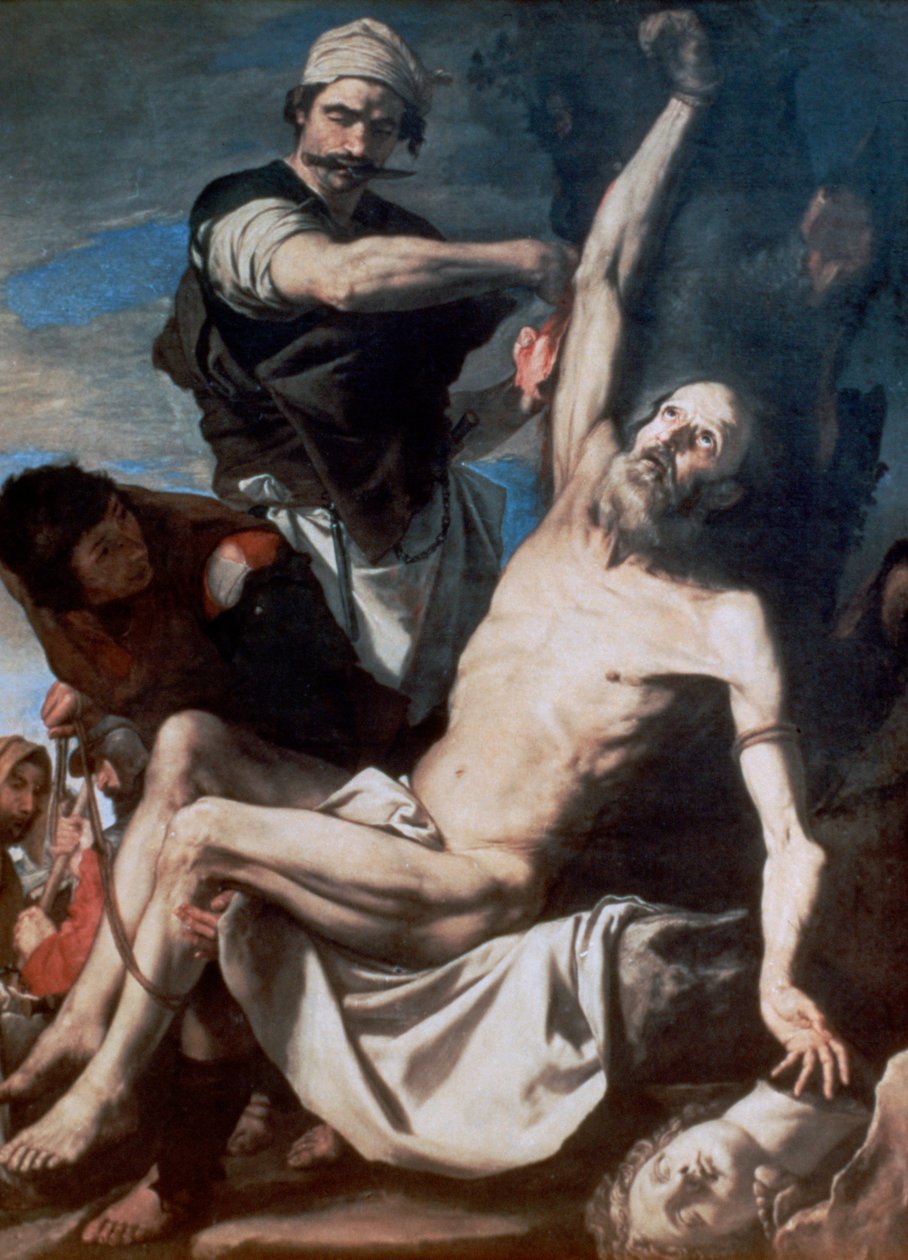 Martirio de San Bartolomé, 1644 de Jusepe de Ribera