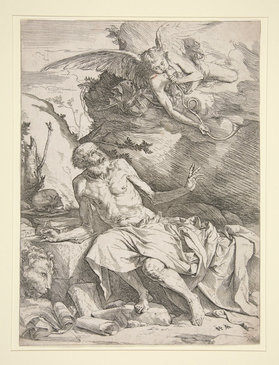 San Jerónimo con el Ángel de Jusepe de Ribera