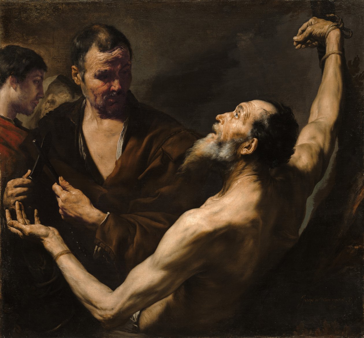 El martirio de San Bartolomé, 1634 de Jusepe de Ribera