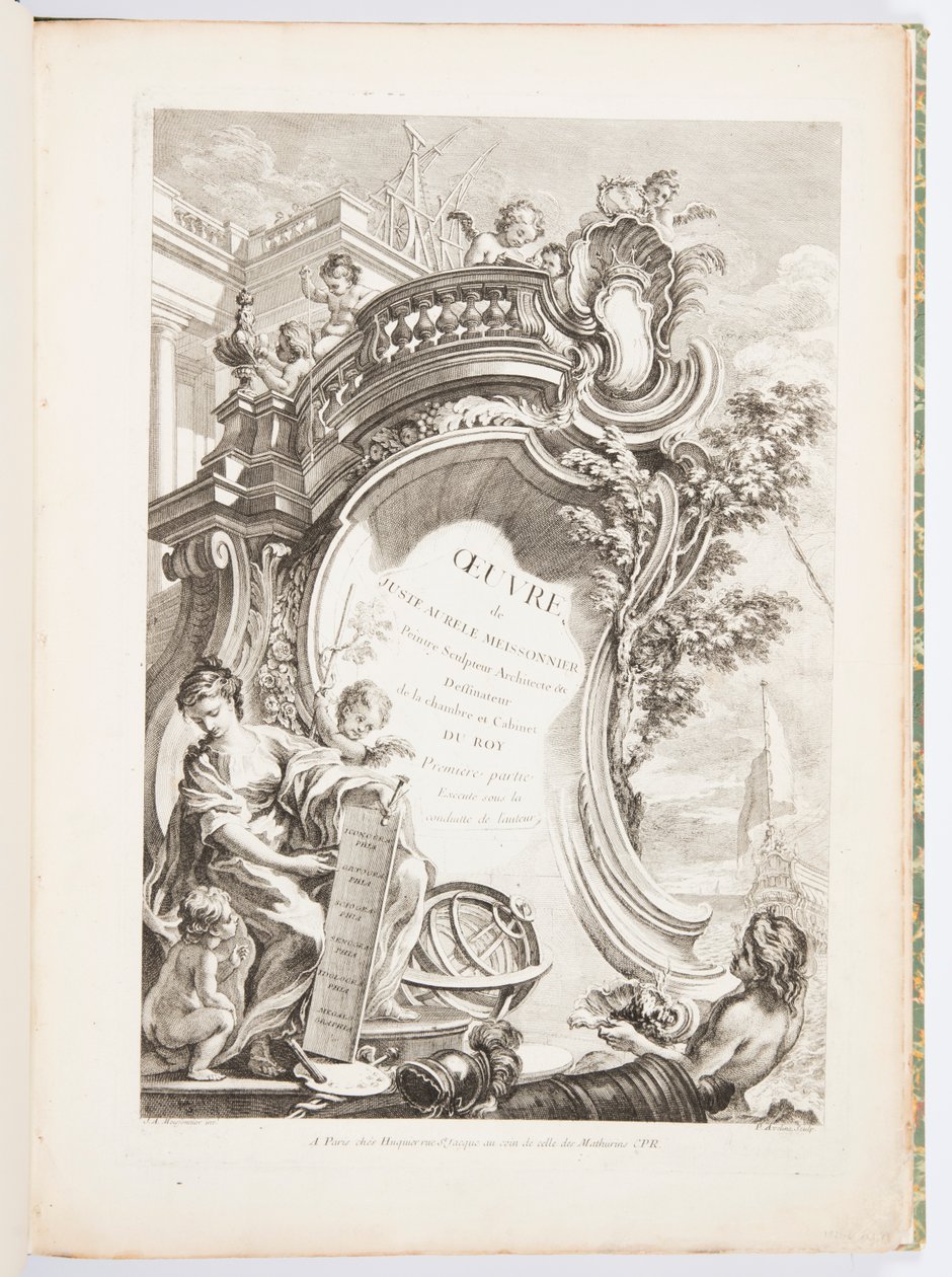 Obras de Juste-Aurèle Meissonnier de Juste Aurèle Meissonnier