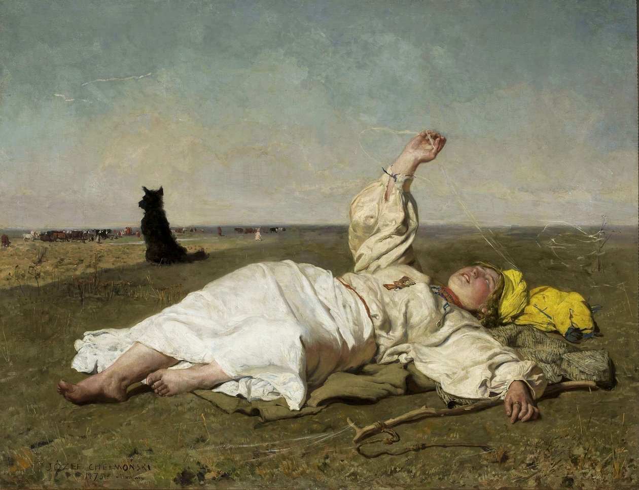 Verano indio de Józef Chełmoński