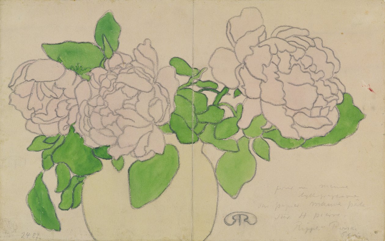 Crisantemos, c.1900 de József Rippl Rónai