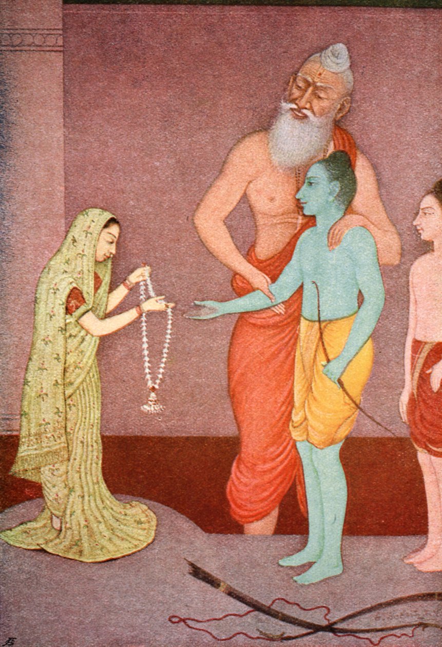 El Matrimonio de Rama, 1913 de K Venkatappa