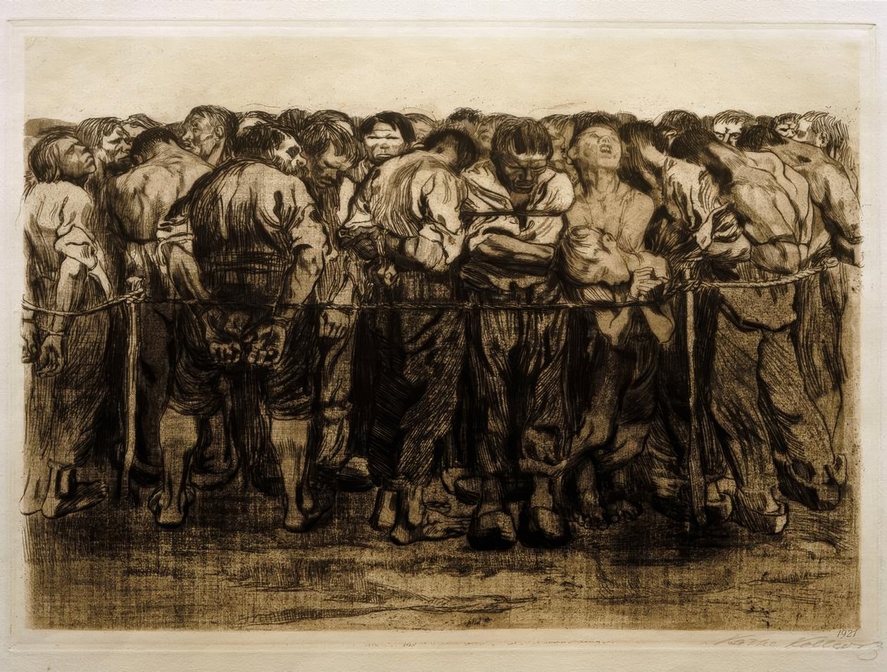K.Kollwitz, Los prisioneros de Käthe Kollwitz