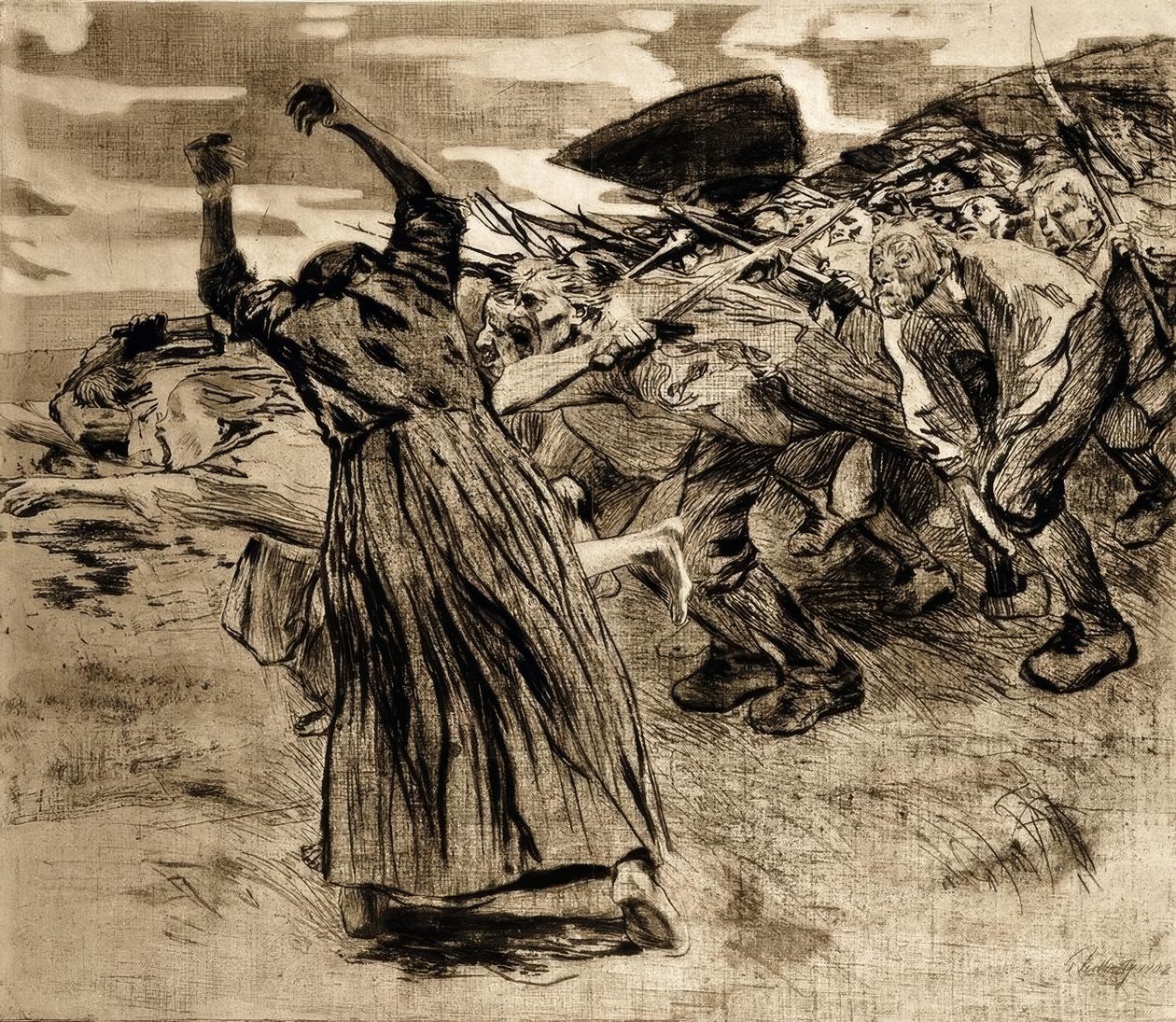 Losbruch de Käthe Kollwitz