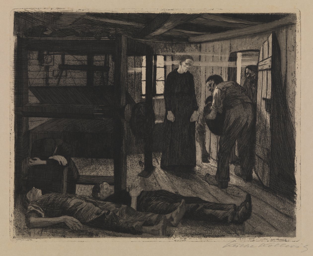 Una revuelta de tejedores - Fin de Käthe Kollwitz