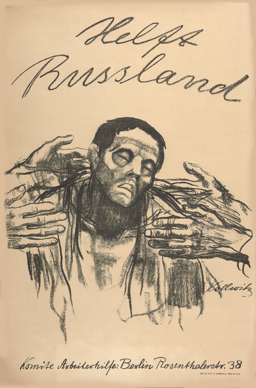 Ayuda a Rusia de Käthe Kollwitz