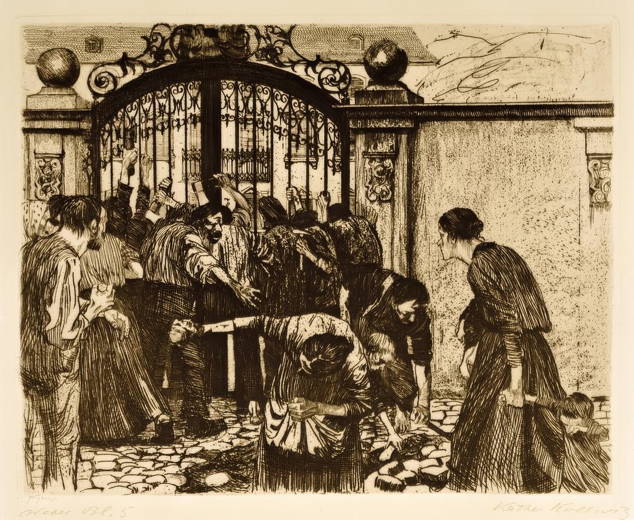 Tormenta de Käthe Kollwitz