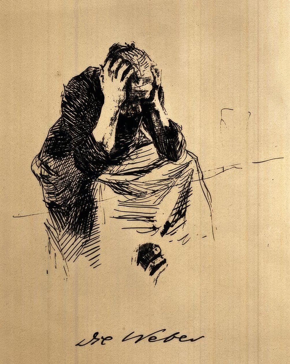 Mujer de luto de Käthe Kollwitz